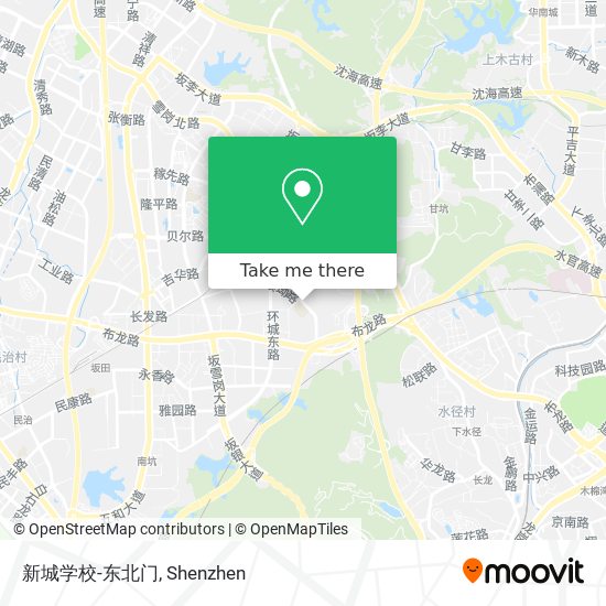 新城学校-东北门 map