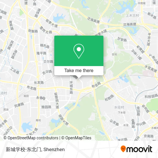 新城学校-东北门 map