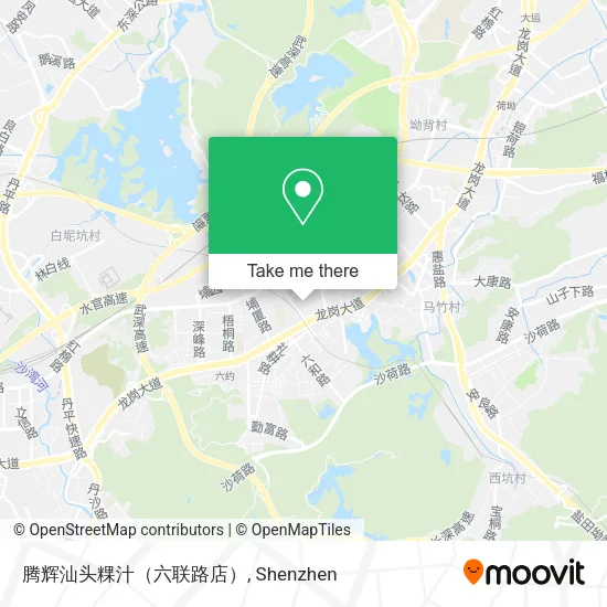 腾辉汕头粿汁（六联路店） map