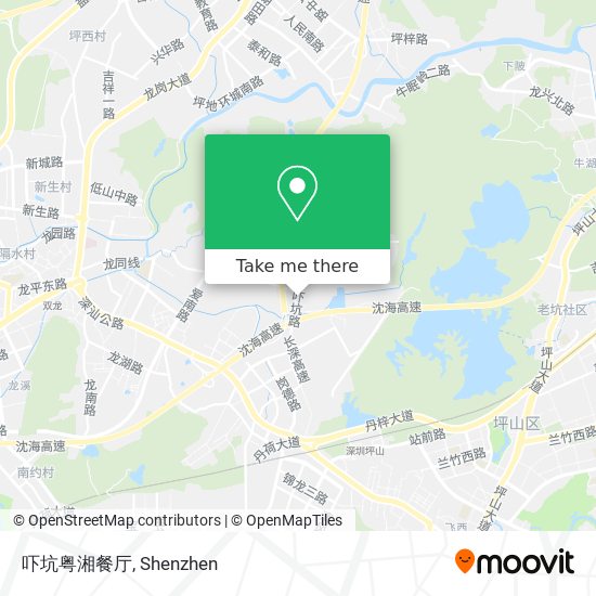 吓坑粤湘餐厅 map