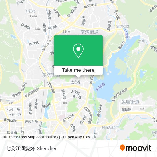 七公江湖烧烤 map