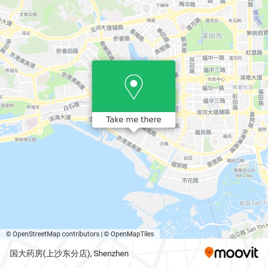 国大药房(上沙东分店) map