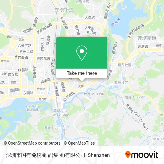 深圳市国有免税商品(集团)有限公司 map