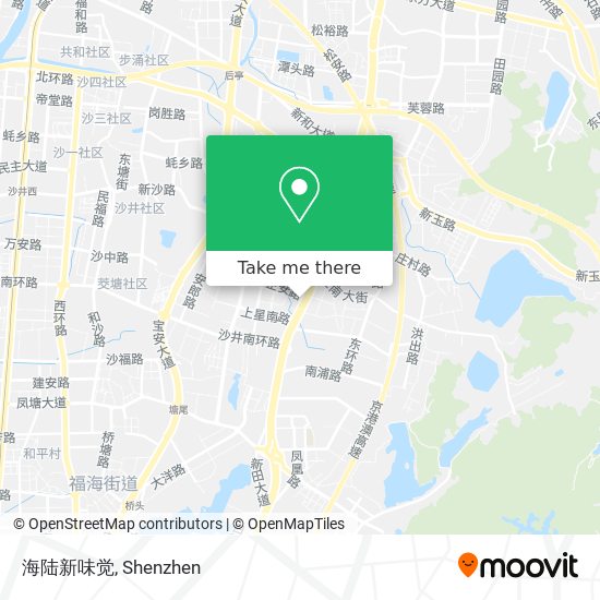 海陆新味觉 map