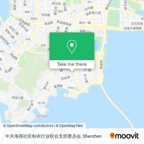 中共海燕社区制衣行业联合支部委员会 map