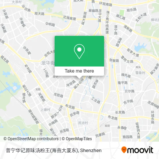 普宁华记原味汤粉王(海燕大厦东) map