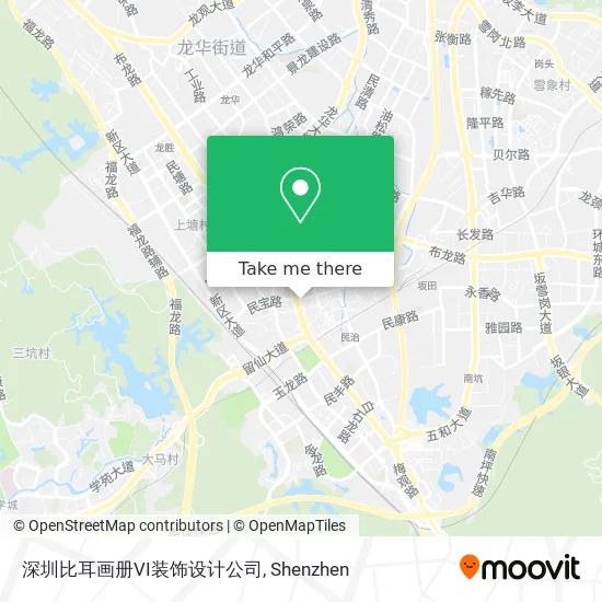 深圳比耳画册VI装饰设计公司 map