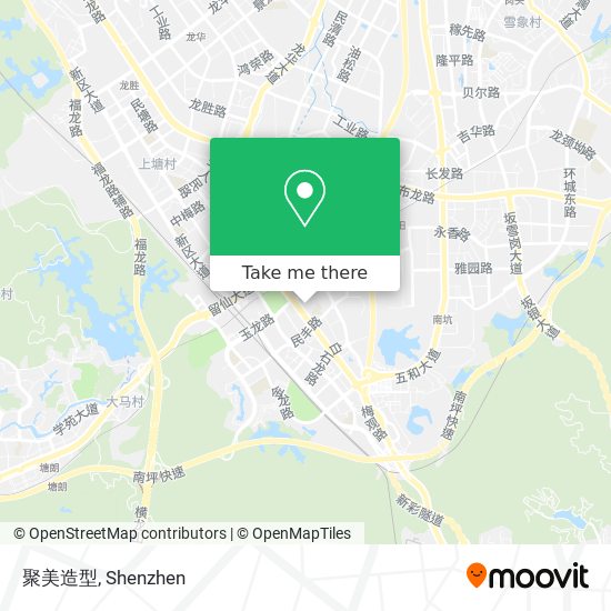 聚美造型 map