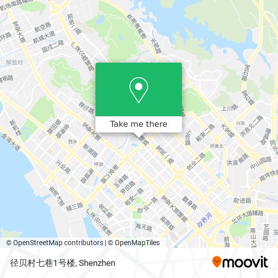 径贝村七巷1号楼 map
