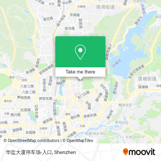 华盐大厦停车场-入口 map