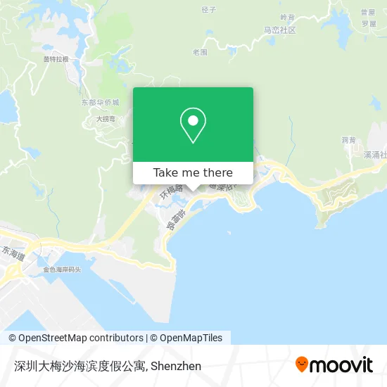 深圳大梅沙海滨度假公寓 map