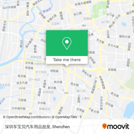 深圳车宝贝汽车用品批发 map