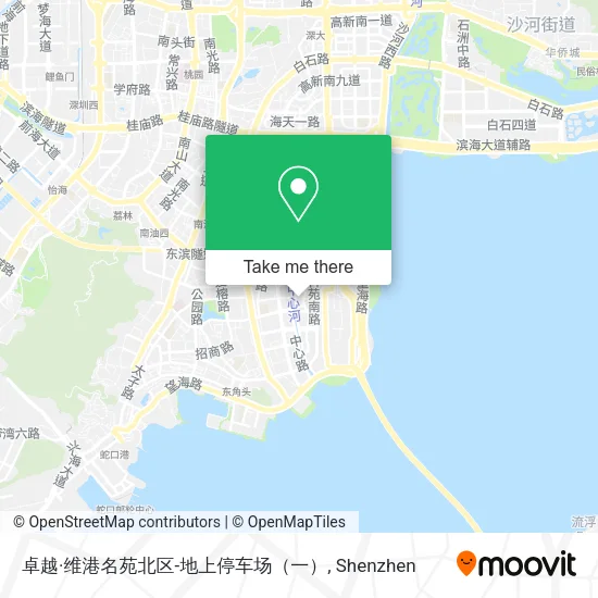 卓越·维港名苑北区-地上停车场（一） map