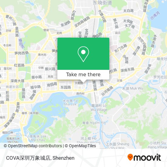 COVA深圳万象城店 map