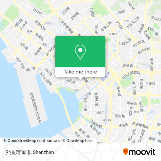 熙龙湾咖啡 map
