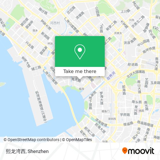 熙龙湾西 map