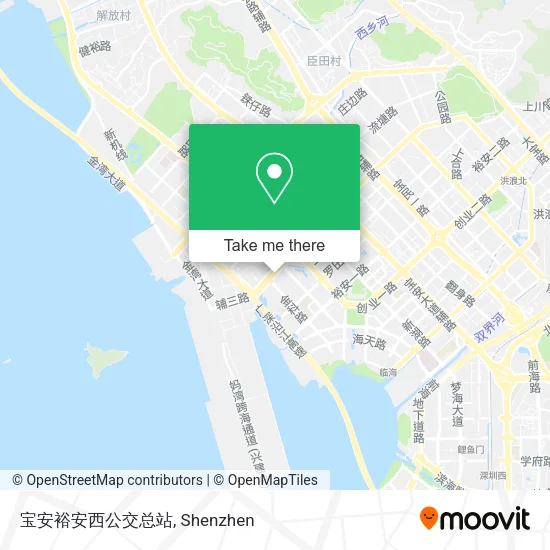 宝安裕安西公交总站 map