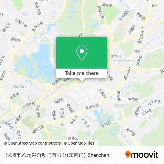 深圳市乙元兴自动门有限公(东南门) map