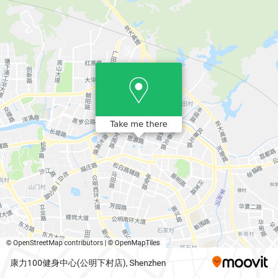 康力100健身中心(公明下村店) map