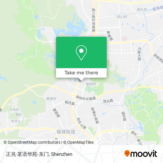 正兆·茗语华苑-东门 map
