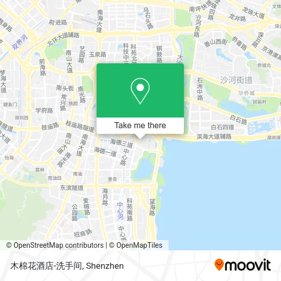 木棉花酒店-洗手间 map