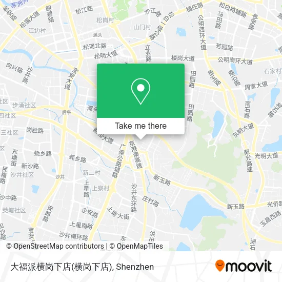 大福派横岗下店 map