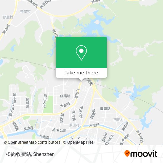 松岗收费站 map