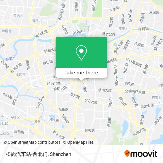 松岗汽车站-西北门 map