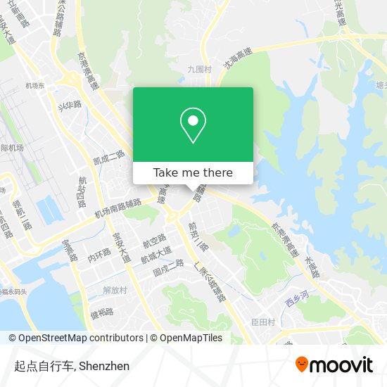 起点自行车 map