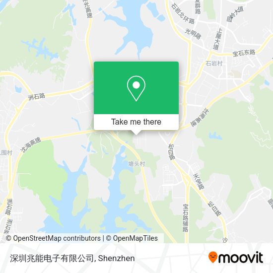 深圳兆能电子有限公司 map