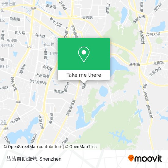 茜茜自助烧烤 map