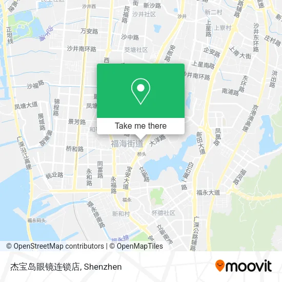 杰宝岛眼镜连锁店 map