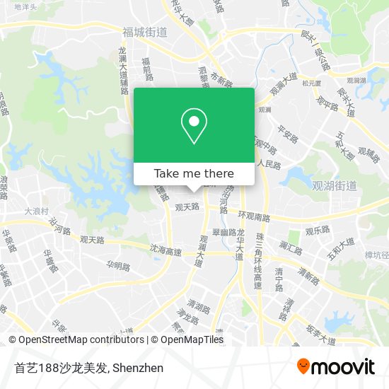 首艺188沙龙美发 map