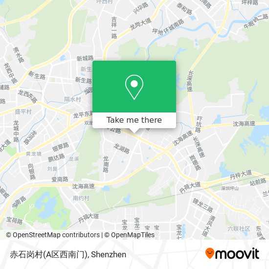 赤石岗村(A区西南门) map