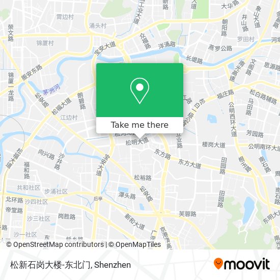 松新石岗大楼-东北门 map