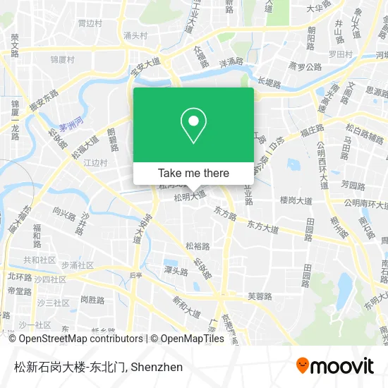 松新石岗大楼-东北门 map
