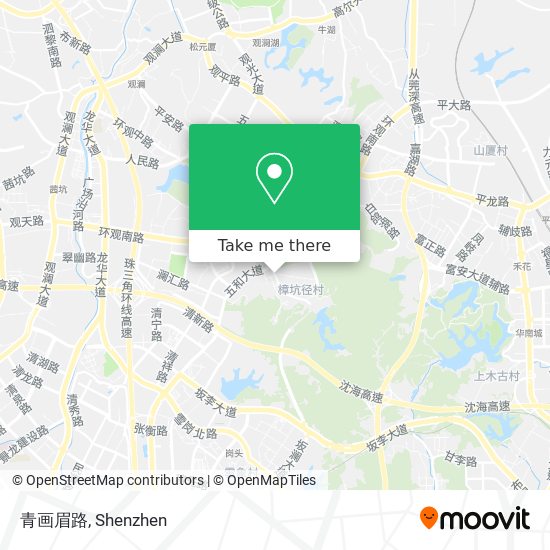 青画眉路 map