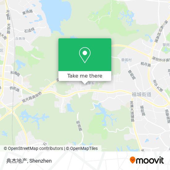 典杰地产 map