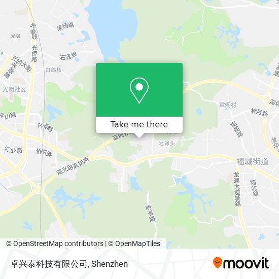 卓兴泰科技有限公司 map