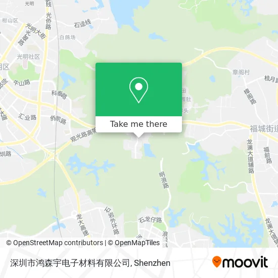 深圳市鸿森宇电子材料有限公司 map