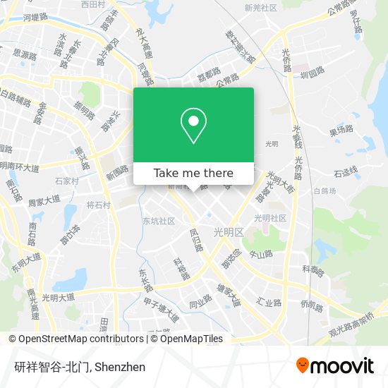 研祥智谷-北门 map