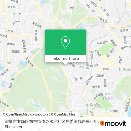 深圳市龙岗区布吉街道办水径社区居委细靓居民小组 map
