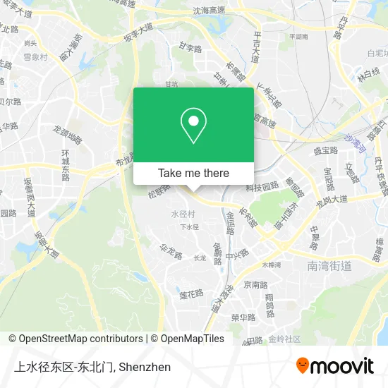 上水径东区-东北门 map