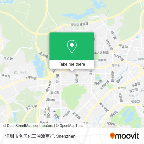 深圳市名居化工油漆商行 map
