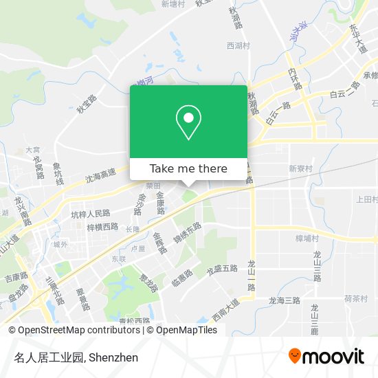 名人居工业园 map