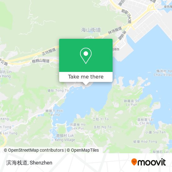滨海栈道 map