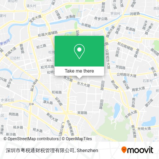 深圳市粤税通财税管理有限公司 map