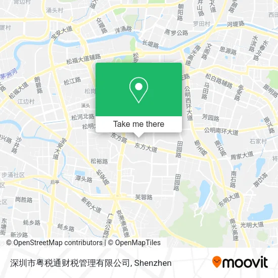 深圳市粤税通财税管理有限公司 map