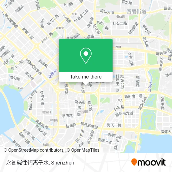 永衡碱性钙离子水 map