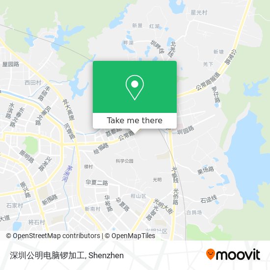 深圳公明电脑锣加工 map